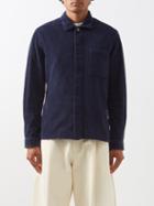 Folk - Patch-pocket Cotton-corduroy Shirt - Mens - Navy