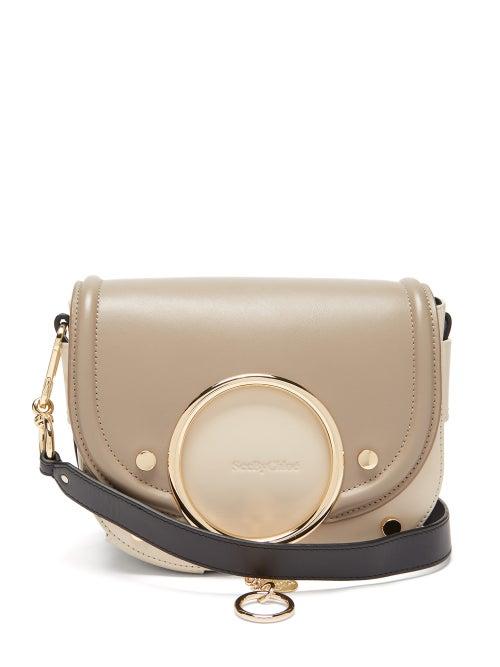Matchesfashion.com See By Chlo - Mara Leather Cross Body Bag - Womens - Grey Multi