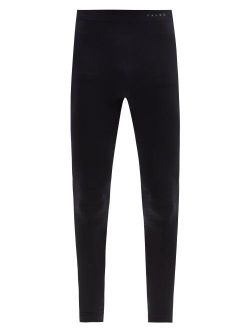Matchesfashion.com Falke Ess - Compressed Thermal Running Leggings - Mens - Black