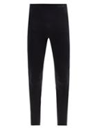 Matchesfashion.com Falke Ess - Compressed Thermal Running Leggings - Mens - Black