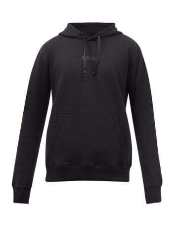 6 Moncler 1017 Alyx 9sm - Logo-print Jersey Hooded Sweatshirt - Mens - Black