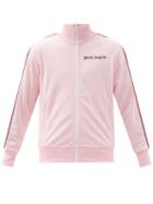Matchesfashion.com Palm Angels - Logo-print Jersey Track Jacket - Mens - Pink