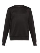 Matchesfashion.com Helmut Lang - Striped Technical Jersey Sweatshirt - Mens - Black