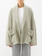 Lauren Manoogian - Ribbed-knit Alpaca-blend Roll-neck Sweater - Womens - Light Beige