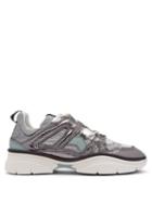 Matchesfashion.com Isabel Marant - Kinsay Metallic Low Top Trainers - Womens - Silver