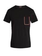 Moncler Striped Patch-pocket Cotton-jersey T-shirt