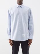 Thom Browne - Oversized Supima-cotton Oxford Shirt - Mens - Light Blue