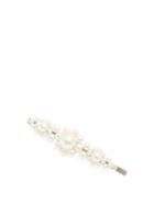 Matchesfashion.com Simone Rocha - Faux Pearl Embellished Flower Hair Slide - Womens - Pearl