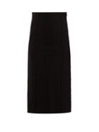 Matchesfashion.com Alexander Mcqueen - Panelled Pencil Skirt - Womens - Black