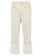 Matchesfashion.com Loewe - Fisherman Style Chino Trousers - Mens - White