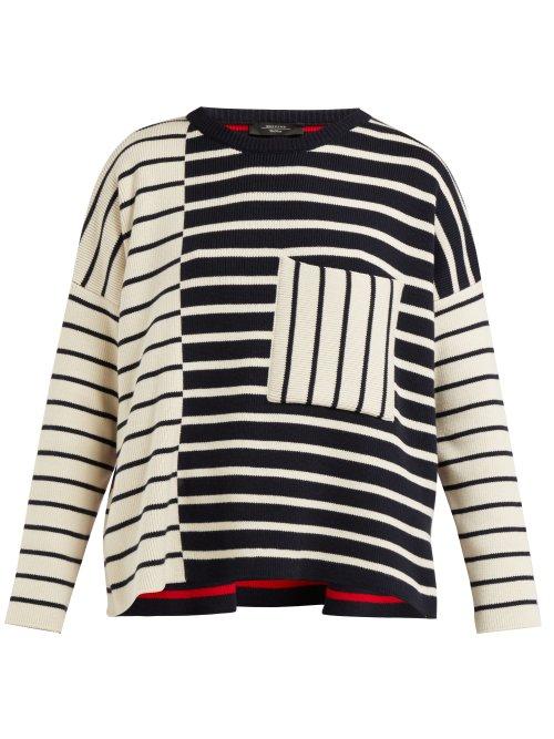 Matchesfashion.com Weekend Max Mara - Mario Sweater - Womens - Navy Multi