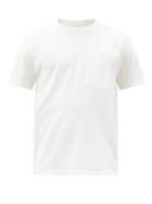 Matchesfashion.com Albam - Patch-pocket Pigment-dyed Cotton-jersey T-shirt - Mens - Cream