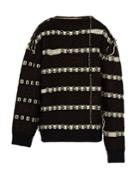 Calvin Klein 205w39nyc Float-jacquard Wool-blend Sweater