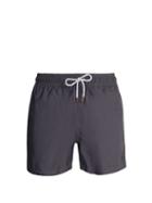 Matchesfashion.com Retromarine - Beacon Solid Grey Swim Shorts - Mens - Grey