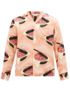 Matchesfashion.com Nipoaloha - Aloha Watermelon Peach Poplin Shirt - Mens - Multi