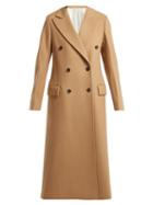 Matchesfashion.com Joseph - Arlon Wool Blend Coat - Womens - Camel