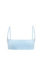 Matchesfashion.com Haight - Marcella Bandeau Bikini Top - Womens - Light Blue