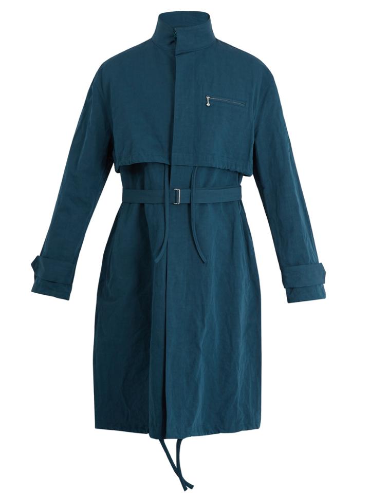 Acne Studios Mali Cotton And Linen-blend Overcoat