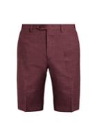 Brioni Wool-blend Slim-fit Shorts