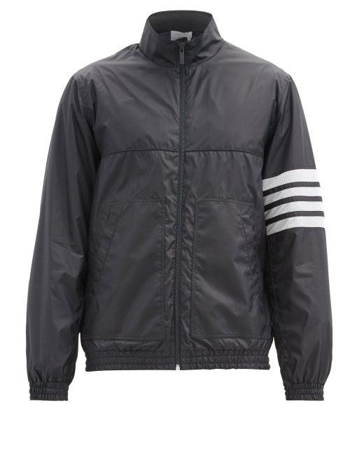 Matchesfashion.com Thom Browne - Four-bar Ripstop Jacket - Mens - Navy