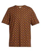 Matchesfashion.com Etro - Patterned Cotton T Shirt - Mens - Brown Multi