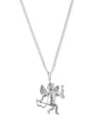 Matchesfashion.com Georgia Kemball - Cupid Sterling Silver Necklace - Mens - Silver