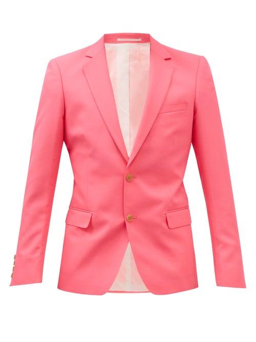 Walter Van Beirendonck - Single-breasted Suit Jacket - Mens - Pink
