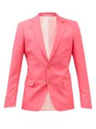 Walter Van Beirendonck - Single-breasted Suit Jacket - Mens - Pink
