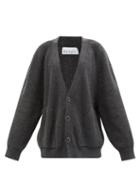 Raey - Recycled Wool-blend Pocket Front Cardigan - Womens - Charcoal