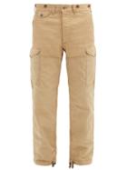 Matchesfashion.com Rrl - Brixton Panelled Cotton Cargo Trousers - Mens - Beige