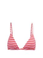 Matchesfashion.com Casa Raki - Cindy Striped Bikini Top - Womens - Red Stripe