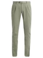 Thom Sweeney Slim-leg Stretch-cotton Chino Trousers