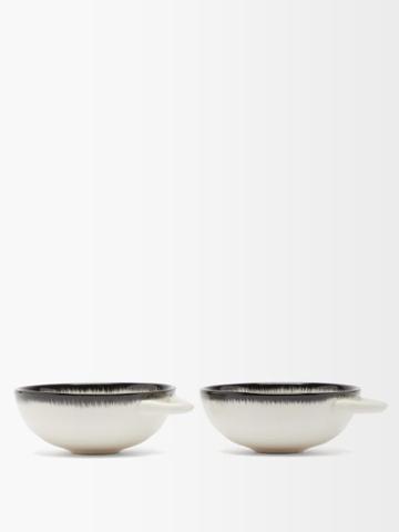 Serax - X Ann Demeulemeester Set Of Two Espresso Cups - Black White