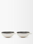 Serax - X Ann Demeulemeester Set Of Two Espresso Cups - Black White