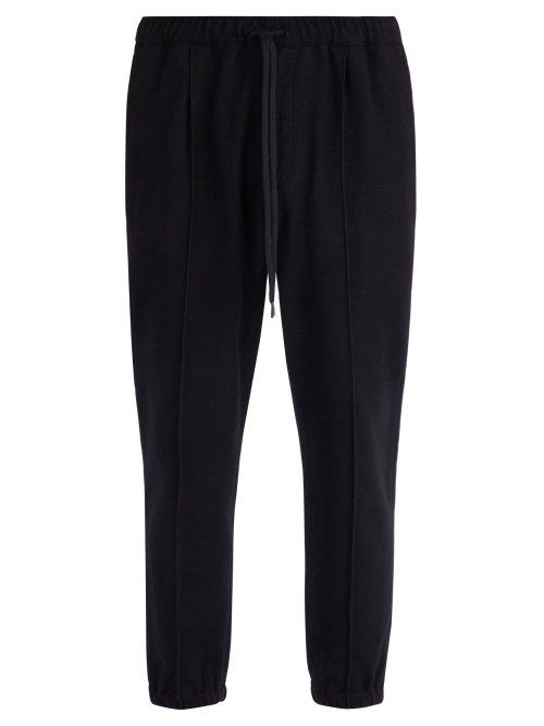 Matchesfashion.com Barena Venezia - Scaleter Virgin Wool Blend Track Pants - Mens - Navy