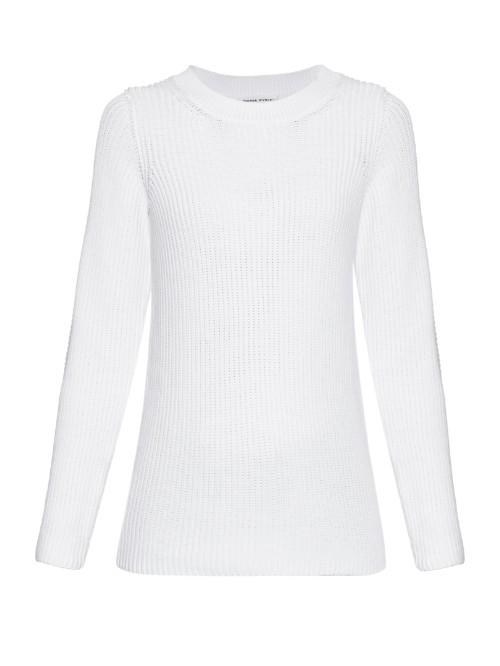 Sonia Rykiel Chunky-knit Back-overlay Sweater