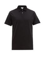 Matchesfashion.com Sunspel - Cotton Jersey Polo Shirt - Mens - Black
