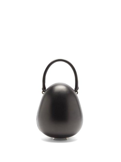 Matchesfashion.com Simone Rocha - Egg Leather Tote Bag - Womens - Black