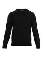 Alexander Mcqueen Skull-jacquard Wool And Cashmere-blend Sweater