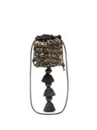 Matchesfashion.com Eliurpi - Tasselled Fringed Straw Basket Bag - Womens - Black Multi