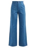 Matchesfashion.com A.p.c. - Seaside Straight Leg Jeans - Womens - Indigo