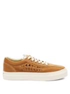 Matchesfashion.com Stepney Workers Club - Dellow Braided Suede Trainers - Mens - Tan