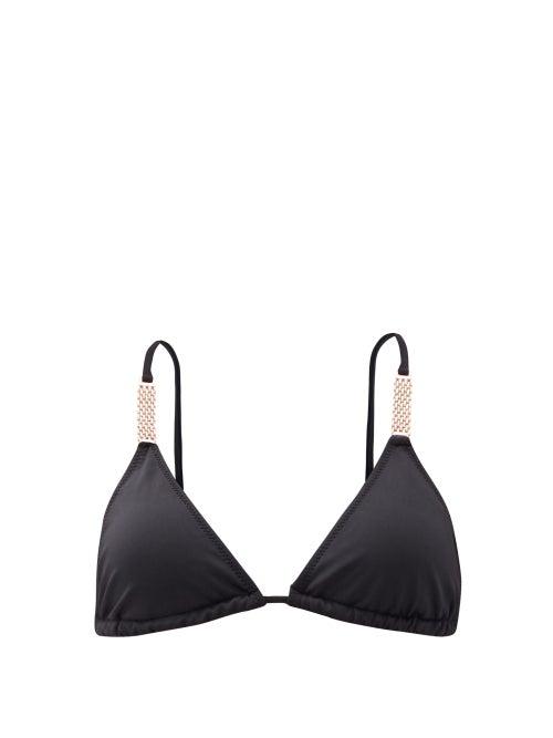 Matchesfashion.com Melissa Odabash - Maldives Triangle Bikini Top - Womens - Black