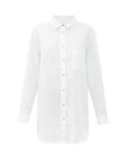 Matchesfashion.com Asceno - Formentera Organic-linen Shirt - Womens - White