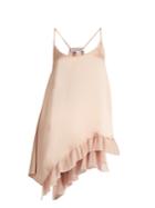 Elizabeth And James Angela Ruffle-trimmed Satin Cami Top