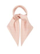 Ladies Accessories Lescarf - No.42 Monogram-print Silk-twill Scarf - Womens - Pink Multi
