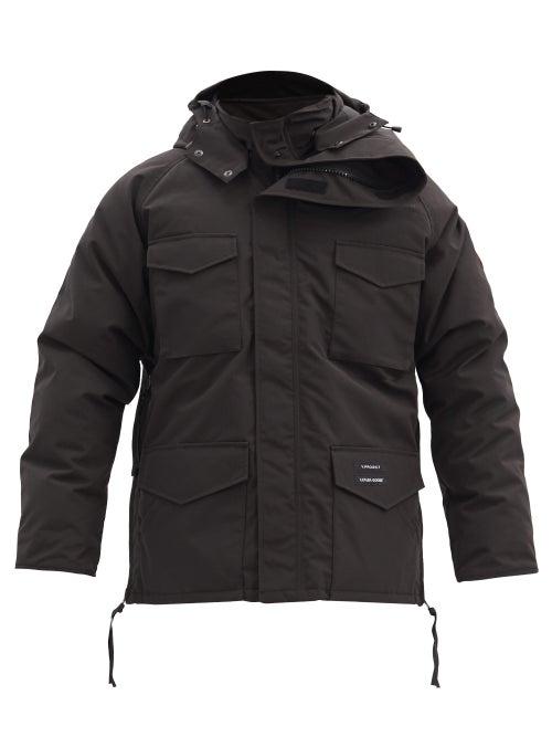 Matchesfashion.com Y/project - X Canada Goose Constable Down Coat - Mens - Black