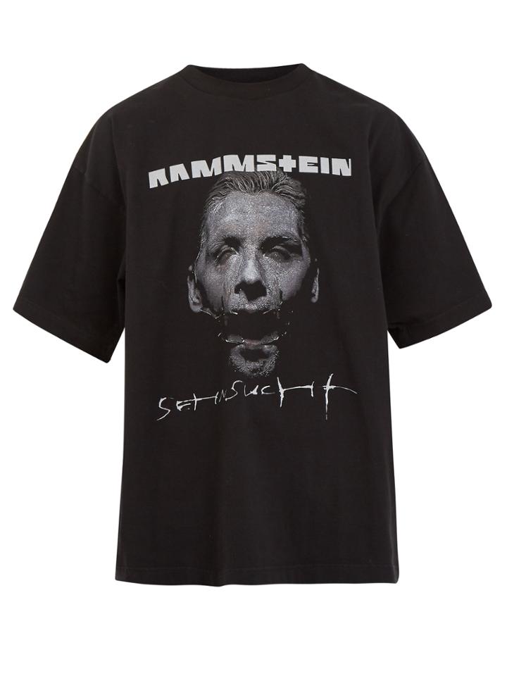 Vetements Trash Metal Crew-neck Cotton T-shirt