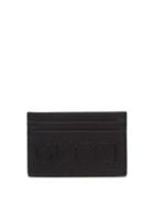 Gucci - Logo-debossed Grained-leather Cardholder - Mens - Black