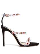 Matchesfashion.com Sophia Webster - Rosalind Crystal Embellished Plexi Sandals - Womens - Black Multi